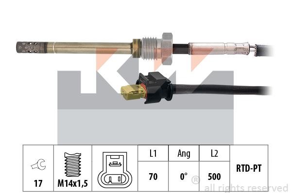KW 422 079 Exhaust gas temperature sensor 422079: Buy near me in Poland at 2407.PL - Good price!