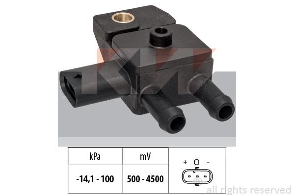 KW 493 306 Sensor, exhaust pressure 493306: Buy near me in Poland at 2407.PL - Good price!