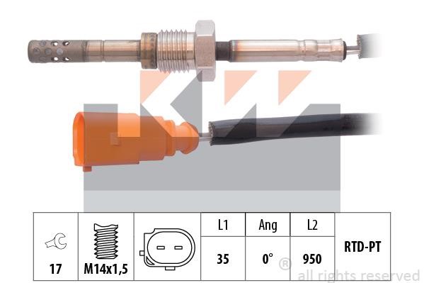 KW 422 021 Exhaust gas temperature sensor 422021: Buy near me in Poland at 2407.PL - Good price!
