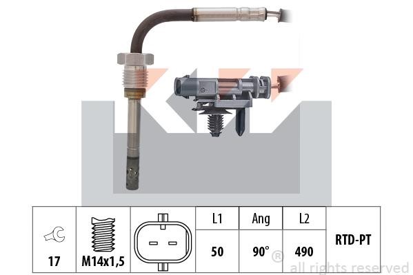 KW 422 356 Exhaust gas temperature sensor 422356: Buy near me in Poland at 2407.PL - Good price!