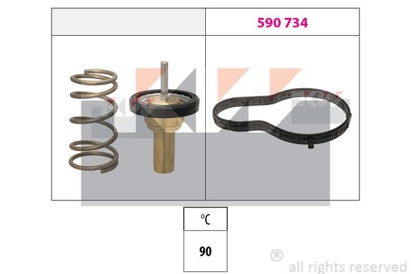 KW 579 990 Thermostat, coolant 579990: Buy near me in Poland at 2407.PL - Good price!