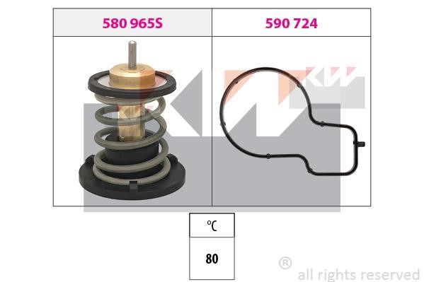 KW 580 965 Thermostat, coolant 580965: Buy near me in Poland at 2407.PL - Good price!