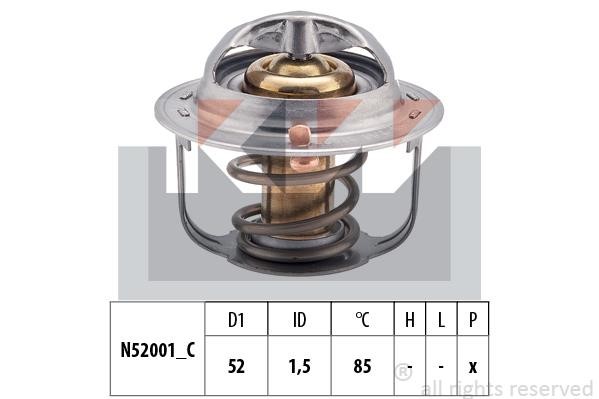 KW 580354S Thermostat, coolant 580354S: Buy near me in Poland at 2407.PL - Good price!