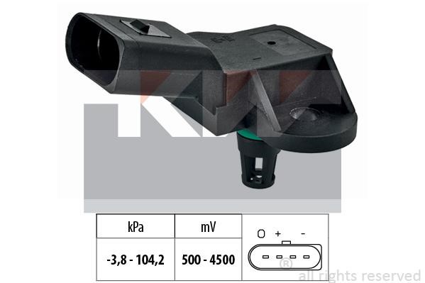 KW 493 280 Pressure Sensor, brake booster 493280: Buy near me in Poland at 2407.PL - Good price!