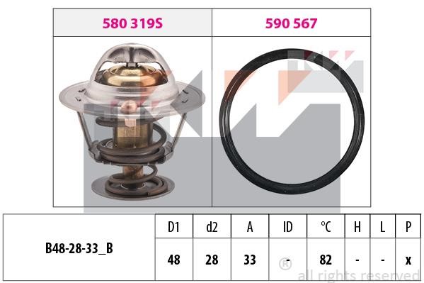 KW 580.319 Термостат 580319: Отличная цена - Купить в Польше на 2407.PL!