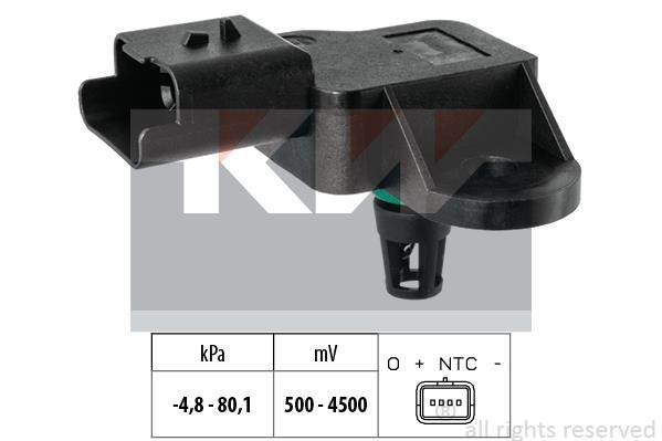 KW 493 270 MAP Sensor 493270: Buy near me in Poland at 2407.PL - Good price!