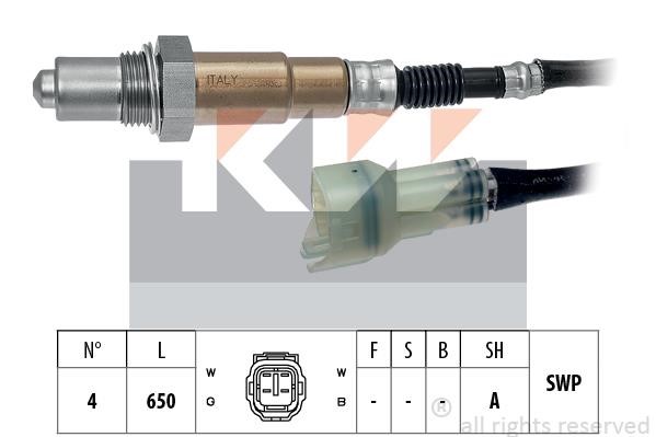 KW 498 563 Lambda sensor 498563: Buy near me in Poland at 2407.PL - Good price!