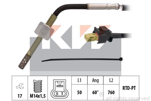 KW 422 080 Exhaust gas temperature sensor 422080: Buy near me in Poland at 2407.PL - Good price!