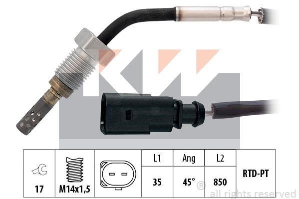 KW 422 099 Exhaust gas temperature sensor 422099: Buy near me in Poland at 2407.PL - Good price!