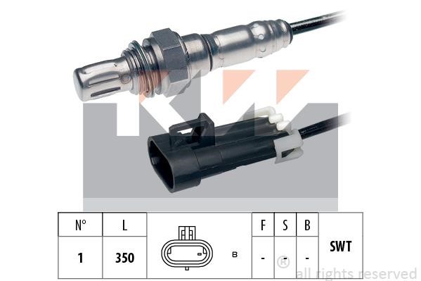 KW 497287 Lambda sensor 497287: Buy near me in Poland at 2407.PL - Good price!