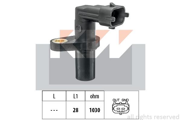 KW 453 697 Crankshaft position sensor 453697: Buy near me in Poland at 2407.PL - Good price!