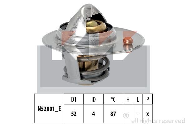 KW 580 825S Thermostat, coolant 580825S: Buy near me at 2407.PL in Poland at an Affordable price!