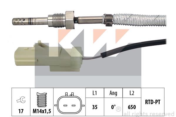 KW 422 368 Exhaust gas temperature sensor 422368: Buy near me in Poland at 2407.PL - Good price!