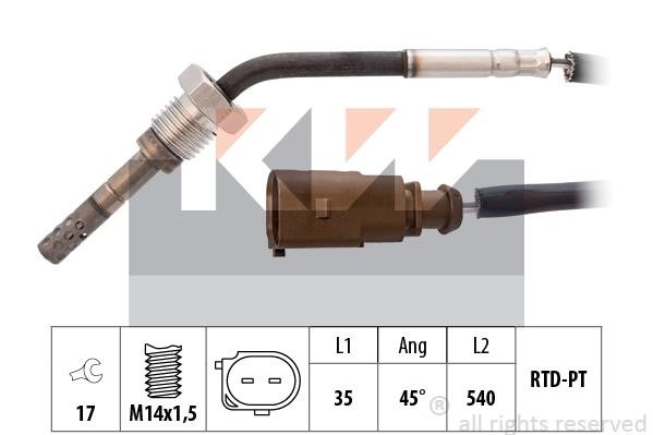 KW 422 095 Exhaust gas temperature sensor 422095: Buy near me in Poland at 2407.PL - Good price!