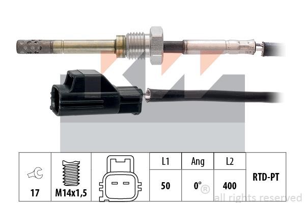 KW 422 087 Exhaust gas temperature sensor 422087: Buy near me in Poland at 2407.PL - Good price!
