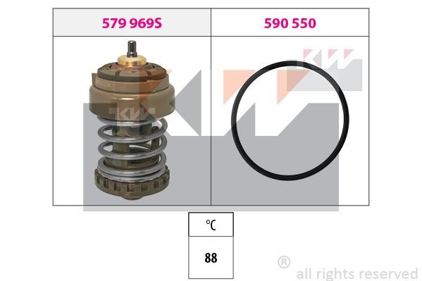 KW 579 969 Thermostat, coolant 579969: Buy near me in Poland at 2407.PL - Good price!