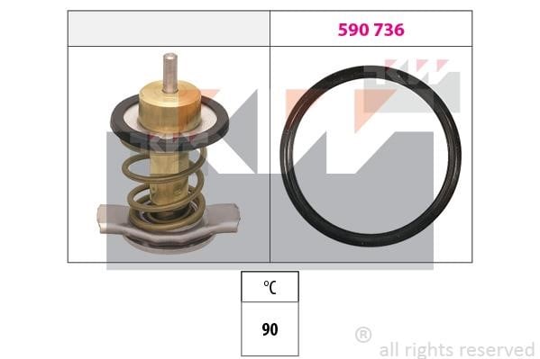 KW 579 973 Thermostat, coolant 579973: Buy near me in Poland at 2407.PL - Good price!