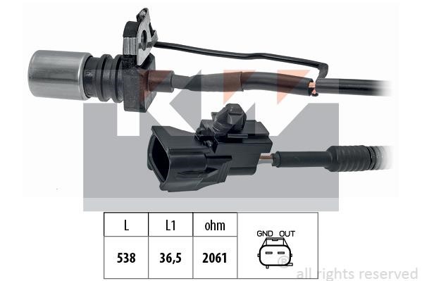 KW 453 728 Crankshaft position sensor 453728: Buy near me in Poland at 2407.PL - Good price!