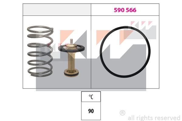 KW 579 945 Thermostat, coolant 579945: Buy near me in Poland at 2407.PL - Good price!