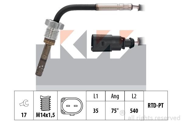 KW 422 162 Exhaust gas temperature sensor 422162: Buy near me at 2407.PL in Poland at an Affordable price!