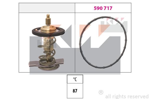 KW 580 511 Thermostat, coolant 580511: Buy near me in Poland at 2407.PL - Good price!