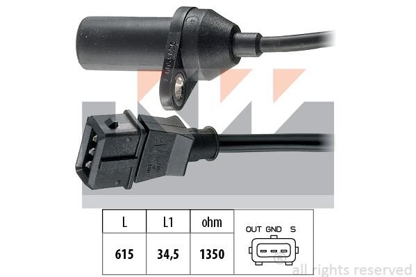 KW 453.053 Crankshaft position sensor 453053: Buy near me in Poland at 2407.PL - Good price!