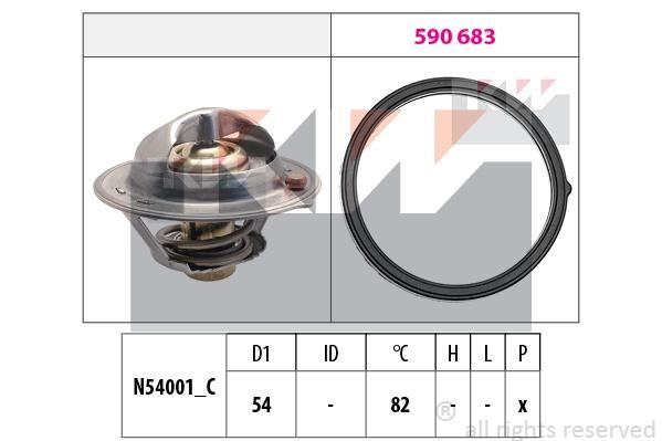 KW 580727 Thermostat, coolant 580727: Buy near me in Poland at 2407.PL - Good price!