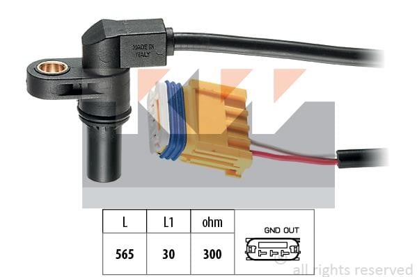 KW 453.469 RPM Sensor, automatic transmission 453469: Buy near me in Poland at 2407.PL - Good price!