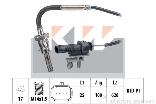 KW 422 255 Exhaust gas temperature sensor 422255: Buy near me in Poland at 2407.PL - Good price!