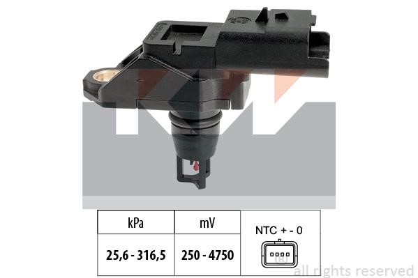 KW 493 335 Air Pressure Sensor, height adaptation 493335: Buy near me in Poland at 2407.PL - Good price!