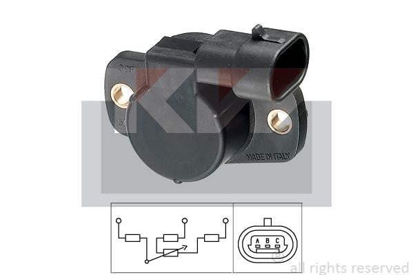KW 495 093 Throttle position sensor 495093: Buy near me in Poland at 2407.PL - Good price!