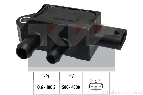 KW 493 404 Sensor, exhaust pressure 493404: Buy near me in Poland at 2407.PL - Good price!