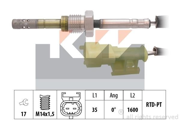 KW 422 217 Exhaust gas temperature sensor 422217: Buy near me in Poland at 2407.PL - Good price!