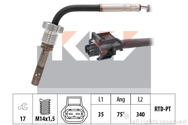 KW 422 196 Exhaust gas temperature sensor 422196: Buy near me in Poland at 2407.PL - Good price!