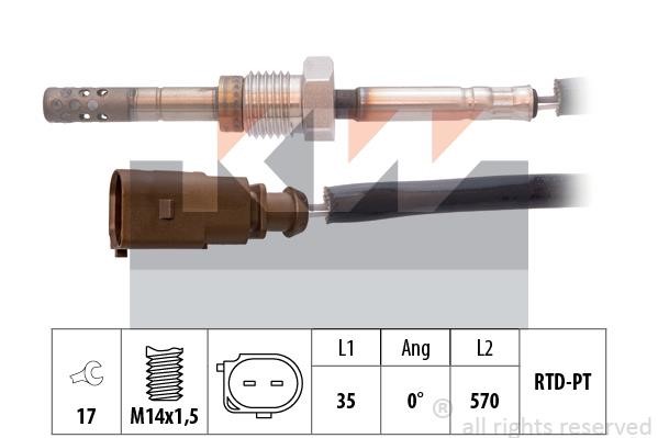 KW 422 267 Exhaust gas temperature sensor 422267: Buy near me in Poland at 2407.PL - Good price!