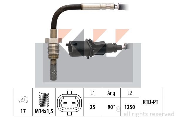 KW 422 240 Exhaust gas temperature sensor 422240: Buy near me in Poland at 2407.PL - Good price!