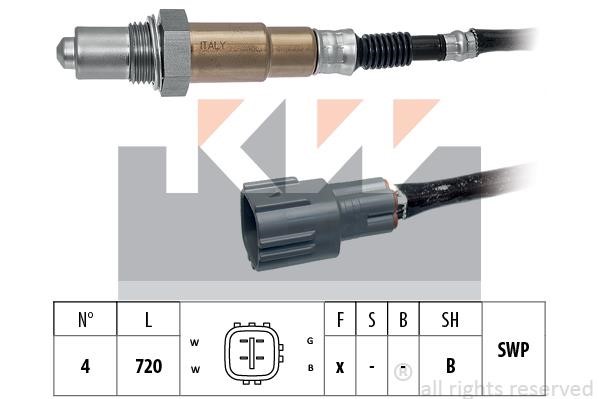 KW 498 539 Lambda sensor 498539: Buy near me in Poland at 2407.PL - Good price!