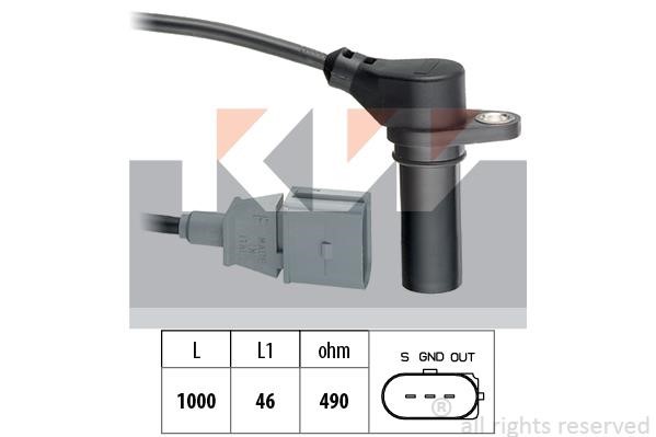 KW 453.218 Camshaft position sensor 453218: Buy near me in Poland at 2407.PL - Good price!