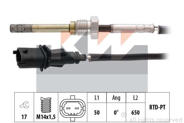 KW 422 134 Exhaust gas temperature sensor 422134: Buy near me in Poland at 2407.PL - Good price!