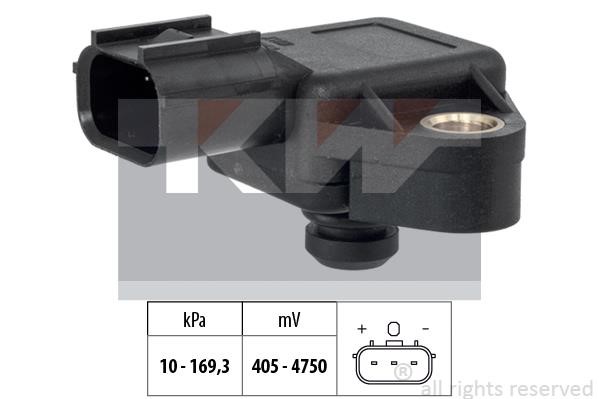 KW 493 209 Air Pressure Sensor, height adaptation 493209: Buy near me in Poland at 2407.PL - Good price!