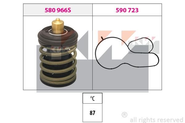 KW 580 966 Thermostat, coolant 580966: Buy near me in Poland at 2407.PL - Good price!