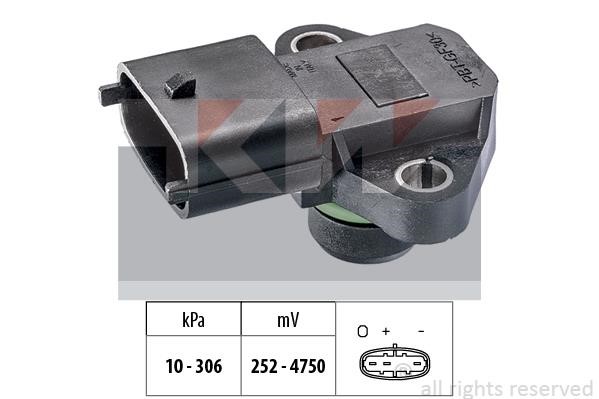 KW 493 392 MAP Sensor 493392: Buy near me in Poland at 2407.PL - Good price!