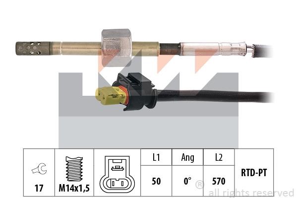 KW 422 173 Exhaust gas temperature sensor 422173: Buy near me in Poland at 2407.PL - Good price!