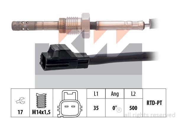 KW 422 148 Exhaust gas temperature sensor 422148: Buy near me in Poland at 2407.PL - Good price!