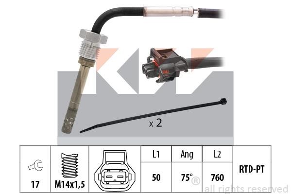 KW 422 236 Exhaust gas temperature sensor 422236: Buy near me in Poland at 2407.PL - Good price!