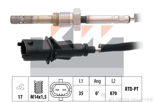 KW 422 127 Датчик температури відпрацьованих газів 422127: Приваблива ціна - Купити у Польщі на 2407.PL!