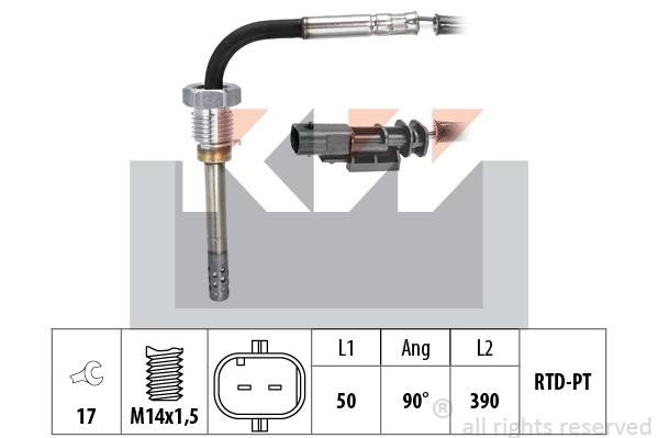 KW 422 204 Exhaust gas temperature sensor 422204: Buy near me at 2407.PL in Poland at an Affordable price!