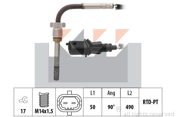 KW 422 294 Exhaust gas temperature sensor 422294: Buy near me in Poland at 2407.PL - Good price!