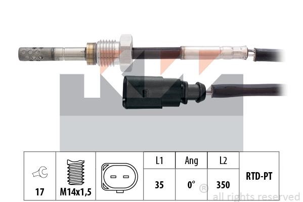 KW 422 286 Exhaust gas temperature sensor 422286: Buy near me in Poland at 2407.PL - Good price!
