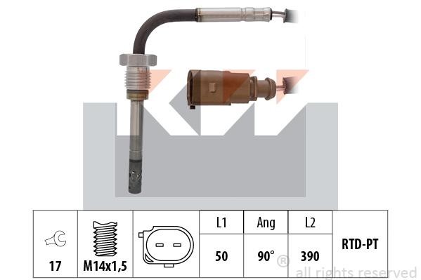 KW 422 263 Датчик температуры отработанных газов 422263: Купить в Польше - Отличная цена на 2407.PL!